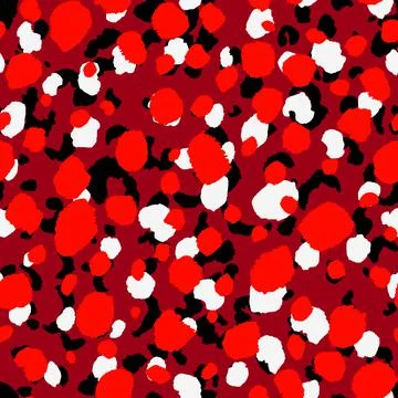 Abstract modern leopard seamless pattern. Animals trendy background. Red and 스톡 일러스트