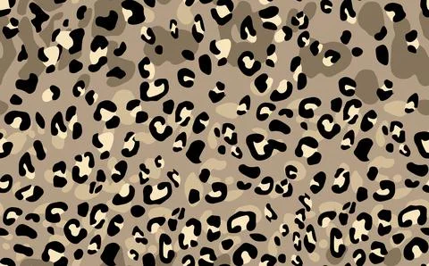 Abstract modern leopard seamless pattern. Animals trendy background. Color Stock Illustration