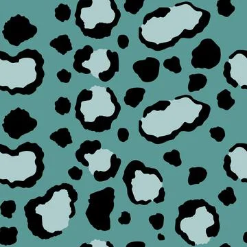 Abstract modern leopard seamless pattern. Animals trendy background. Color Illustrazione stock