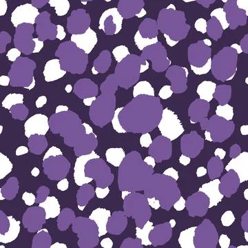 Abstract modern leopard seamless pattern. Animals trendy background. Purple and Illustrazione stock
