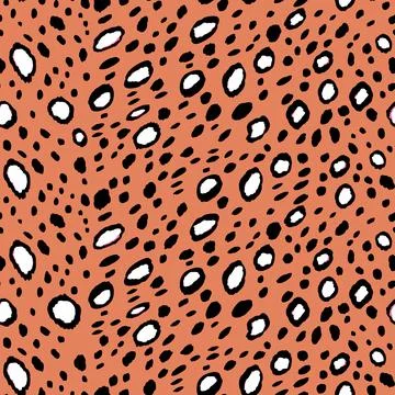 Abstract modern leopard seamless pattern. Animals trendy background. Color Illustrazione stock