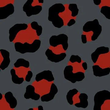 Abstract modern leopard seamless pattern. Animals trendy background. Color Stock Illustration