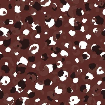 Abstract modern leopard seamless pattern. Animals trendy background. Color Stock Illustration