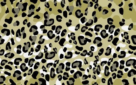 Abstract modern leopard seamless pattern. Animals trendy background. Color 스톡 일러스트