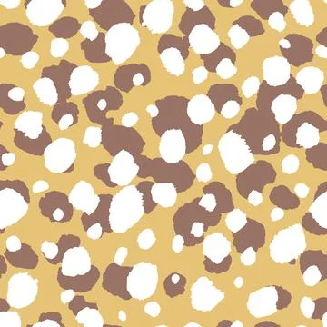 Abstract modern leopard seamless pattern. Animals trendy background. Beige and Illustrazione stock