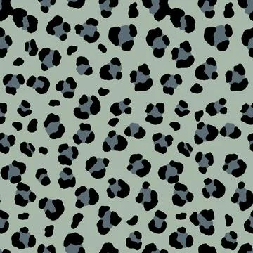 Abstract modern leopard seamless pattern. Animals trendy background. Color Illustrazione stock