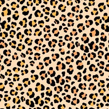Abstract modern leopard seamless pattern. Animals trendy background. Color Stock Illustration