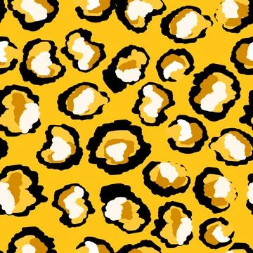Abstract modern leopard seamless pattern. Animals trendy background. Color Stock Illustration