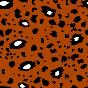 Abstract modern leopard seamless pattern. Animals trendy background. Color Stock Illustration