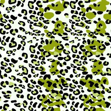 Abstract modern leopard seamless pattern. Animals trendy background. Color Stock Illustration