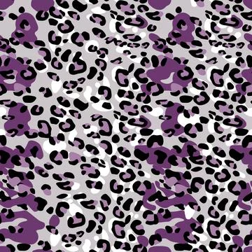 Abstract modern leopard seamless pattern. Animals trendy background. Color Stock Illustration