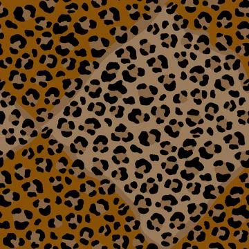 Abstract modern leopard seamless pattern. Animals trendy background. Color Illustrazione stock
