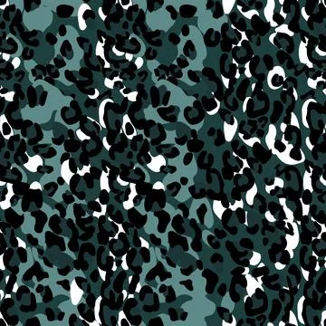 Abstract modern leopard seamless pattern. Animals trendy background. Color Stock Illustration