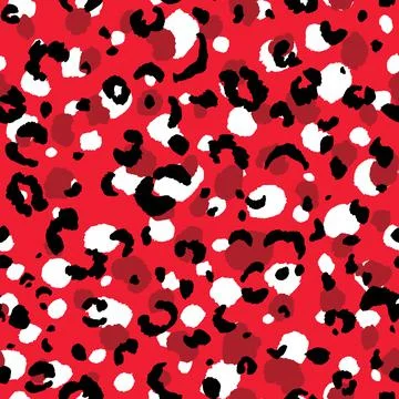 Abstract modern leopard seamless pattern. Animals trendy background. Color Stock Illustration