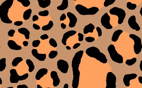 Abstract modern leopard seamless pattern. Animals trendy background. Color Stock Illustration