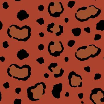 Abstract modern leopard seamless pattern. Animals trendy background. Color Stock Illustration