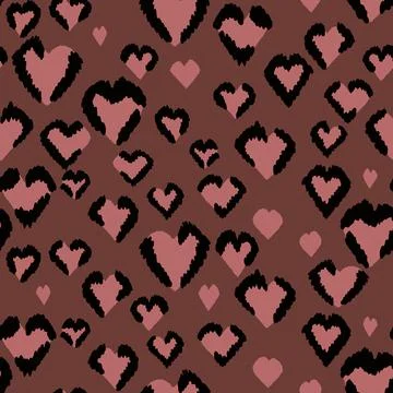 Abstract modern leopard seamless pattern. Animals trendy background. Color Stock Illustration