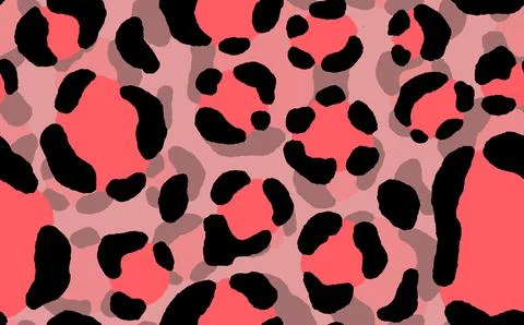 Abstract modern leopard seamless pattern. Animals trendy background. Color Illustrazione stock