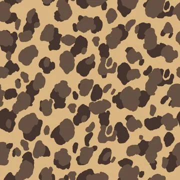 Abstract modern leopard seamless pattern. Animals trendy background. Beige and Stock Illustration