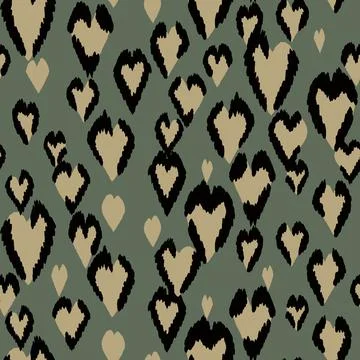 Abstract modern leopard seamless pattern. Animals trendy background. Color Stock Illustration