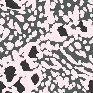 Abstract modern leopard seamless pattern. Animals trendy background. Color Illustrazione stock
