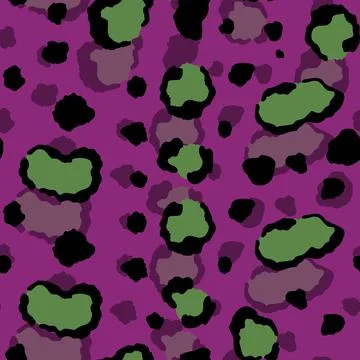 Abstract modern leopard seamless pattern. Animals trendy background. Color Illustrazione stock