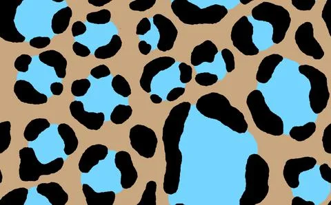 Abstract modern leopard seamless pattern. Animals trendy background. Color Illustrazione stock