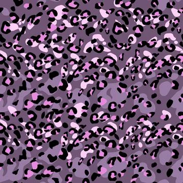 Abstract modern leopard seamless pattern. Animals trendy background. Color Stock Illustration