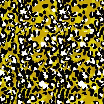 Abstract modern leopard seamless pattern. Animals trendy background. Color Stock Illustration