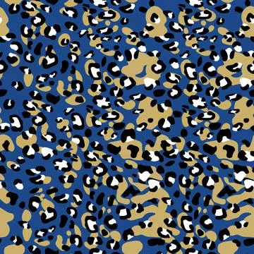 Abstract modern leopard seamless pattern. Animals trendy background. Color Illustrazione stock