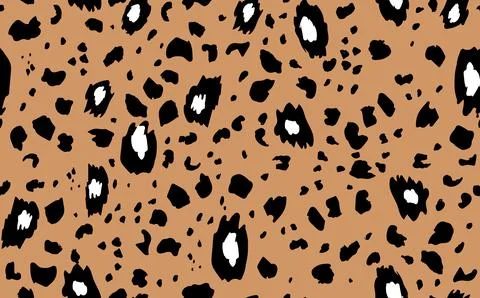 Abstract modern leopard seamless pattern. Animals trendy background. Color Stock Illustration