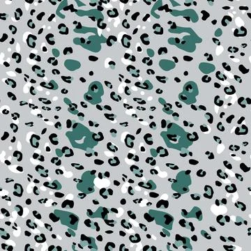 Abstract modern leopard seamless pattern. Animals trendy background. Color Stock Illustration