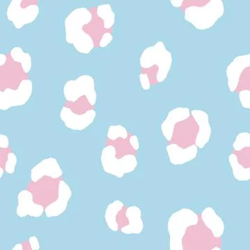 Abstract modern leopard seamless pattern. Animals trendy background. Pink Illustrazione stock