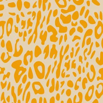 Abstract modern leopard seamless pattern. Animals trendy background. White and Illustrazione stock