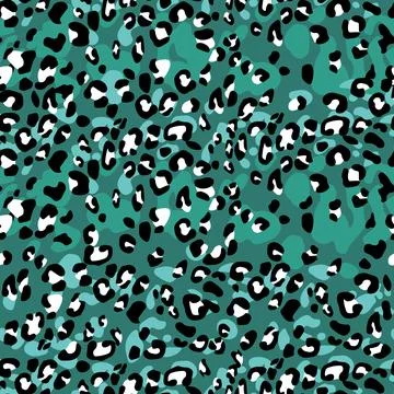 Abstract modern leopard seamless pattern. Animals trendy background. Color Stock Illustration