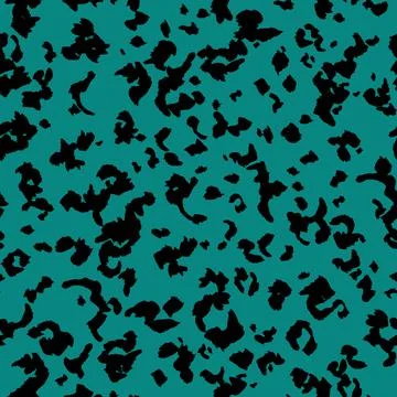 Abstract modern leopard seamless pattern. Animals trendy background. Green and Stock Illustration