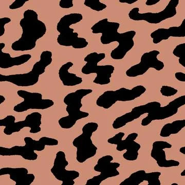 Abstract modern leopard seamless pattern. Animals trendy background. Beige and Illustrazione stock