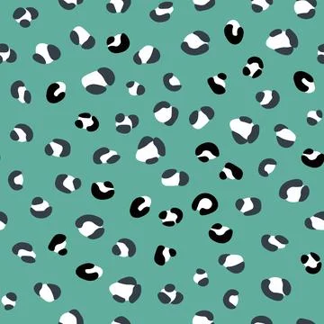 Abstract modern leopard seamless pattern. Animals trendy background. Color Illustrazione stock