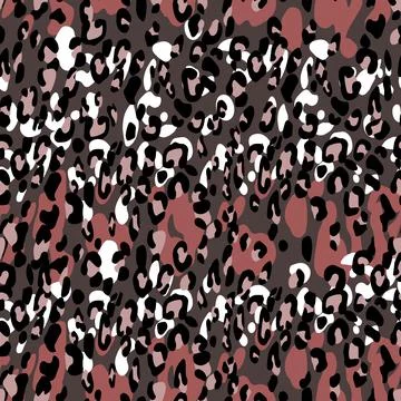 Abstract modern leopard seamless pattern. Animals trendy background. Color Stock Illustration