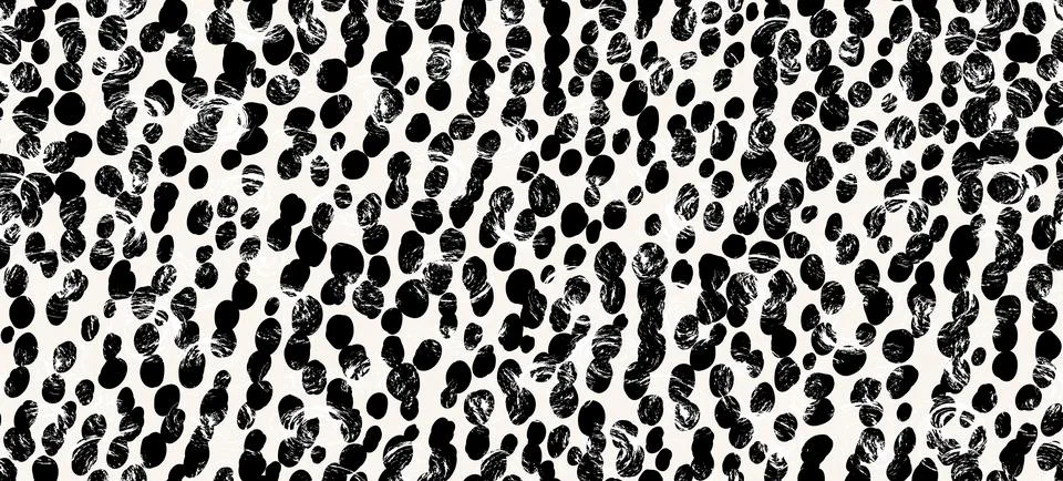 Abstract modern leopard seamless pattern. Animals trendy background. Black and Illustrazione stock