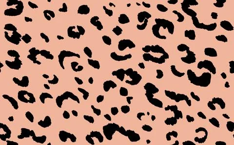 Abstract modern leopard seamless pattern. Animals trendy background. Beige and Illustrazione stock