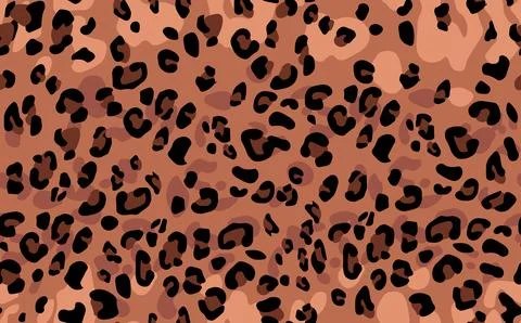 Abstract modern leopard seamless pattern. Animals trendy background. Color Illustrazione stock