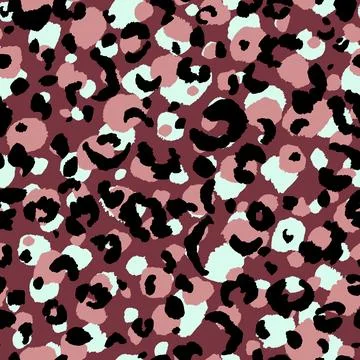 Abstract modern leopard seamless pattern. Animals trendy background. Color Stock Illustration
