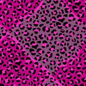 Abstract modern leopard seamless pattern. Animals trendy background. Color Illustrazione stock