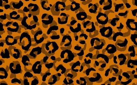 Abstract modern leopard seamless pattern. Animals trendy background. Color Illustrazione stock