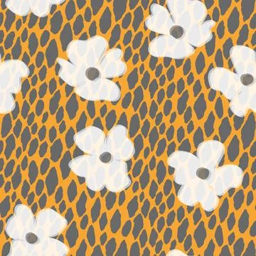 Abstract modern leopard seamless pattern. Animals trendy background. Color 스톡 일러스트