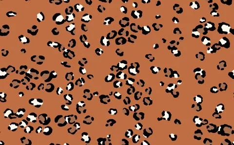 Abstract modern leopard seamless pattern. Animals trendy background. Color Illustrazione stock
