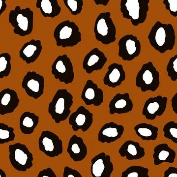 Abstract modern leopard seamless pattern. Animals trendy background. Color Stock Illustration