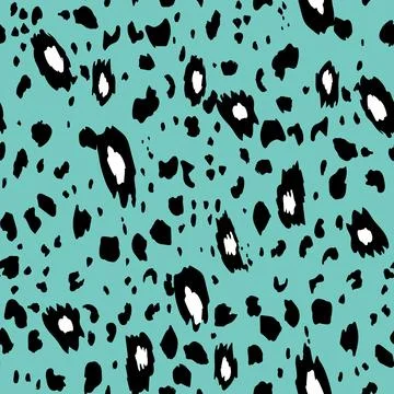 Abstract modern leopard seamless pattern. Animals trendy background. Color Stock Illustration