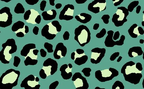 Abstract modern leopard seamless pattern. Animals trendy background. Color Stock Illustration
